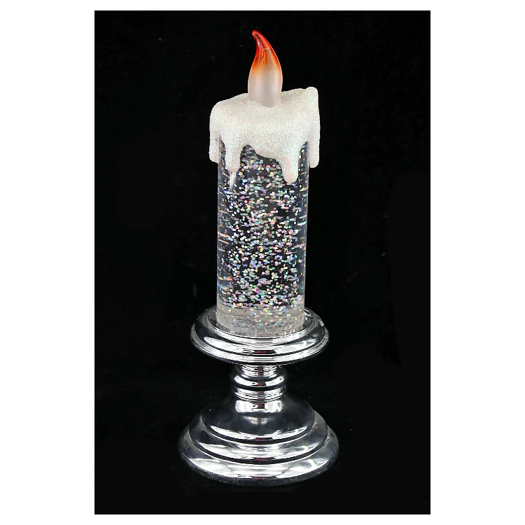 Christmas Decor Led Candle Christmas New Flame Led Candles Real Flameless Wax Battery Operated Home Decor Led Taper Candle