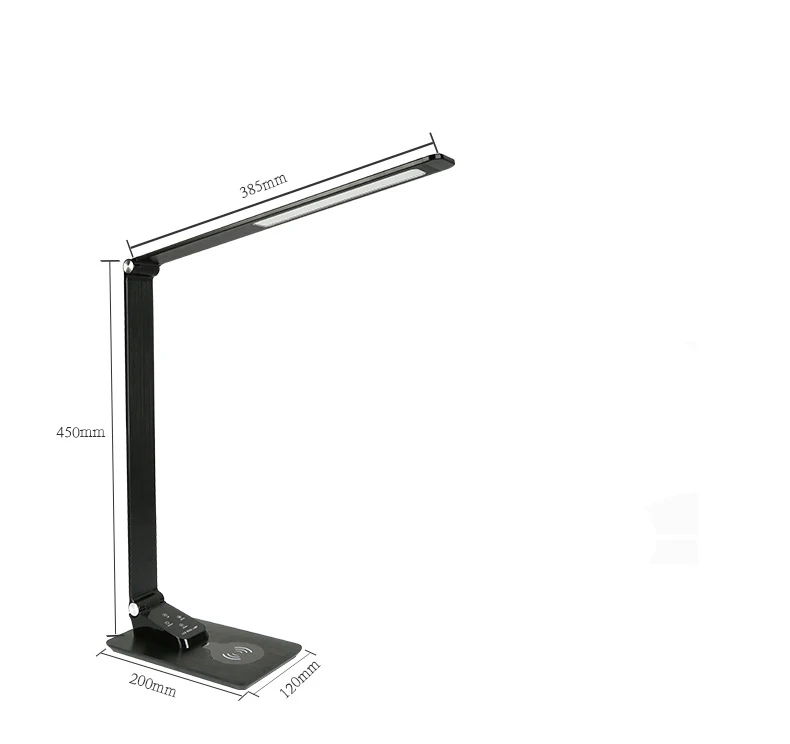 High quality Aluminium LED light source lamp with wireless charging desk USB output for