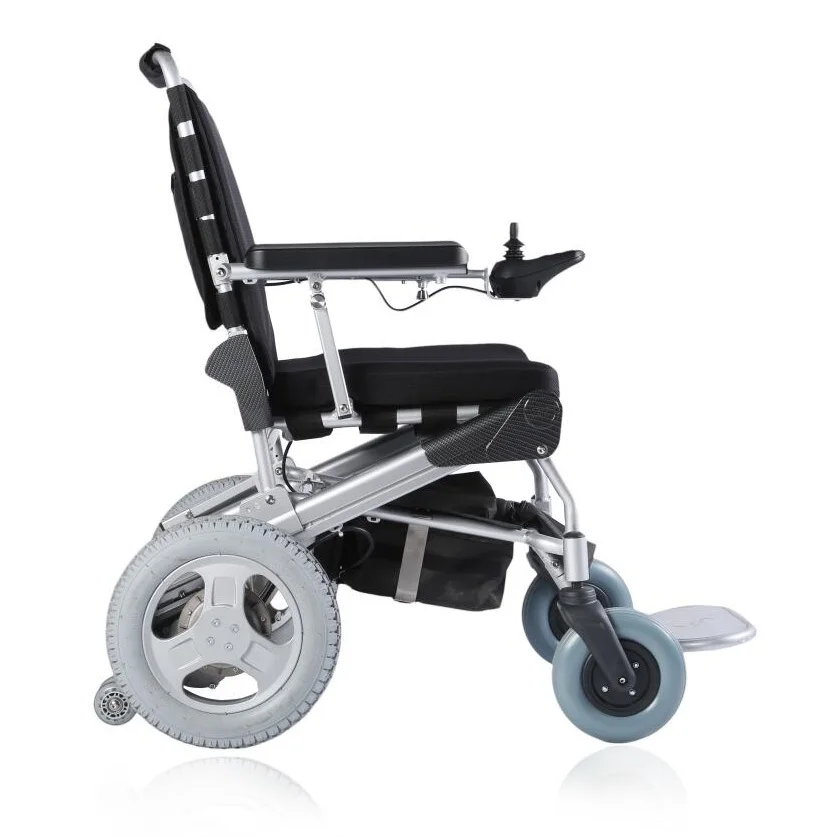 1 second foldable lightweight folding Handicapped power electric wheelchair Scooter 8' 10' 12' with CE,Heavy Duty 150kg