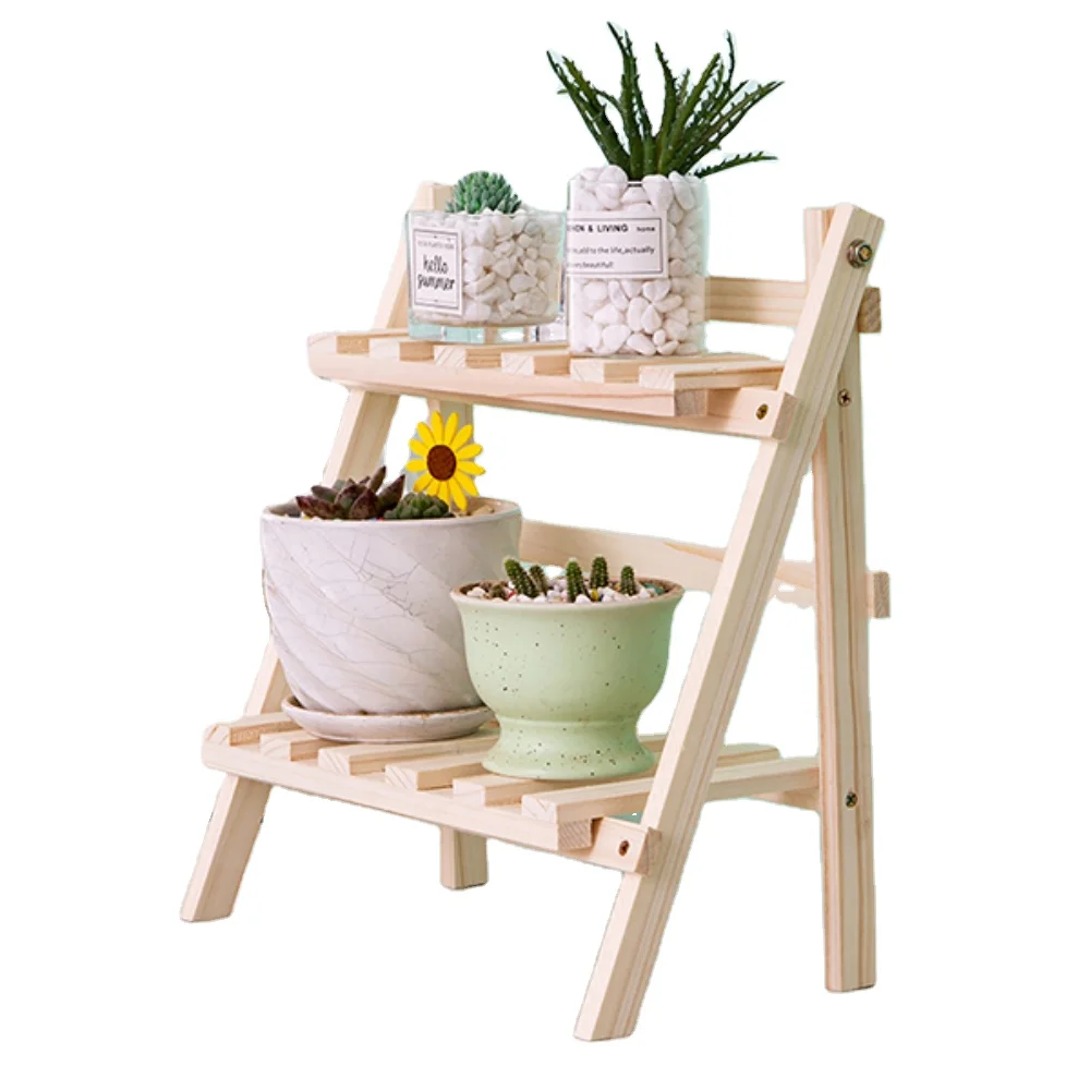 Multi-Functional Double-Tier Bamboo Wooden Book Rack and Desk Shelf Organizer with Custom Logo Design Table Decor for Desks