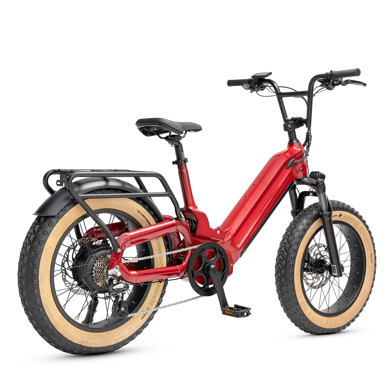 20 Inch Fat Tire Ebike 750w Urban City Electric Bike Bicycle With Rear Rack