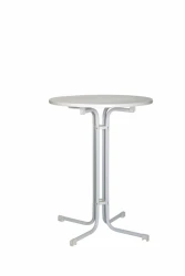 Hot quality Round White Dining Wedding Banquet Outdoor Plastic Folding cocktail table