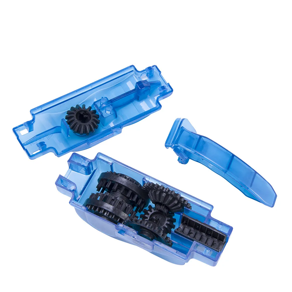 
Portable Bicycle Bike Chain Washer Cleaner Tool Bike Chain Scrubber Bicycle Outdoor Clean Brush Kit 