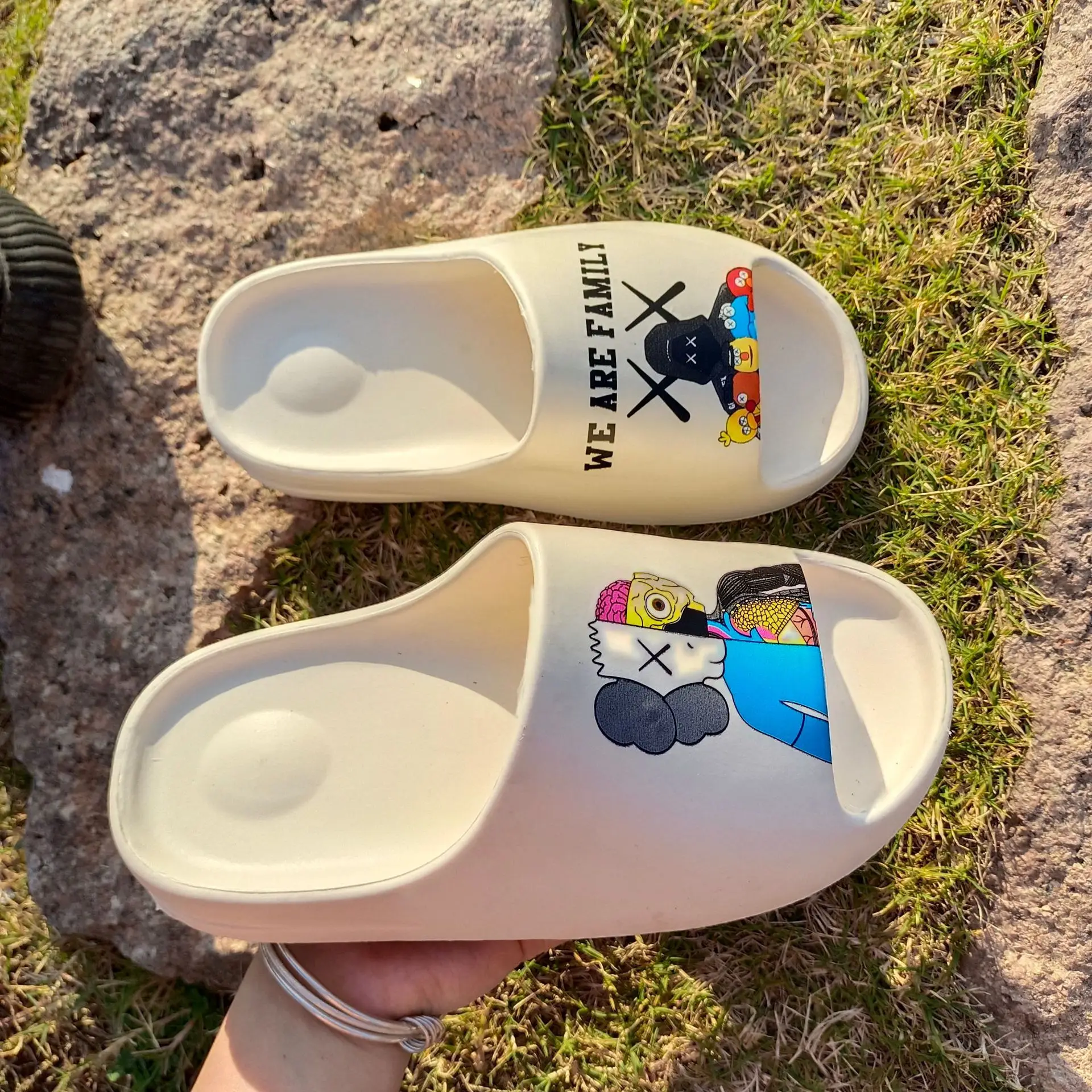 Designer Brand off Logo Custom Women Slipper unisex Original High Quality Slippers Kids Shoes Men Slides