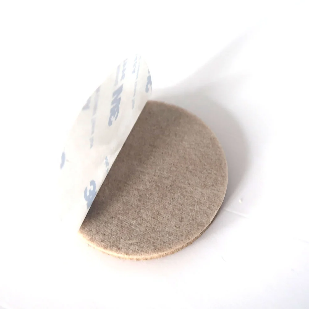 
Оптовая продажа, самоклеящиеся Войлочные подкладки для стеклянного стола, размеры под заказ, коврик для ножек стола 