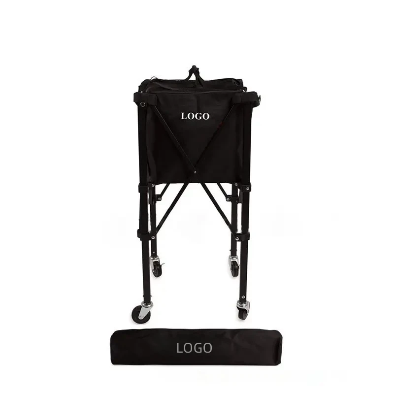 TY-1015H Folding Aluminum Alloy Tennis Cart Mobile Portable Basket Cart