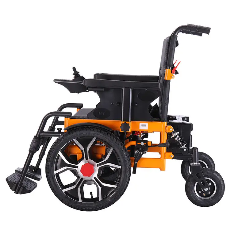 2023 NEW Folding Lightweight Electric Handicapped Manufacturer Disabled wheelchair with remote control