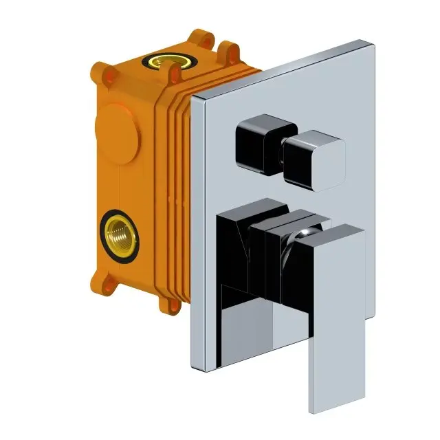 Best Selling Brass Concealed Shower Family Bath Mixer Hidden Taps Concealed Faucet Set