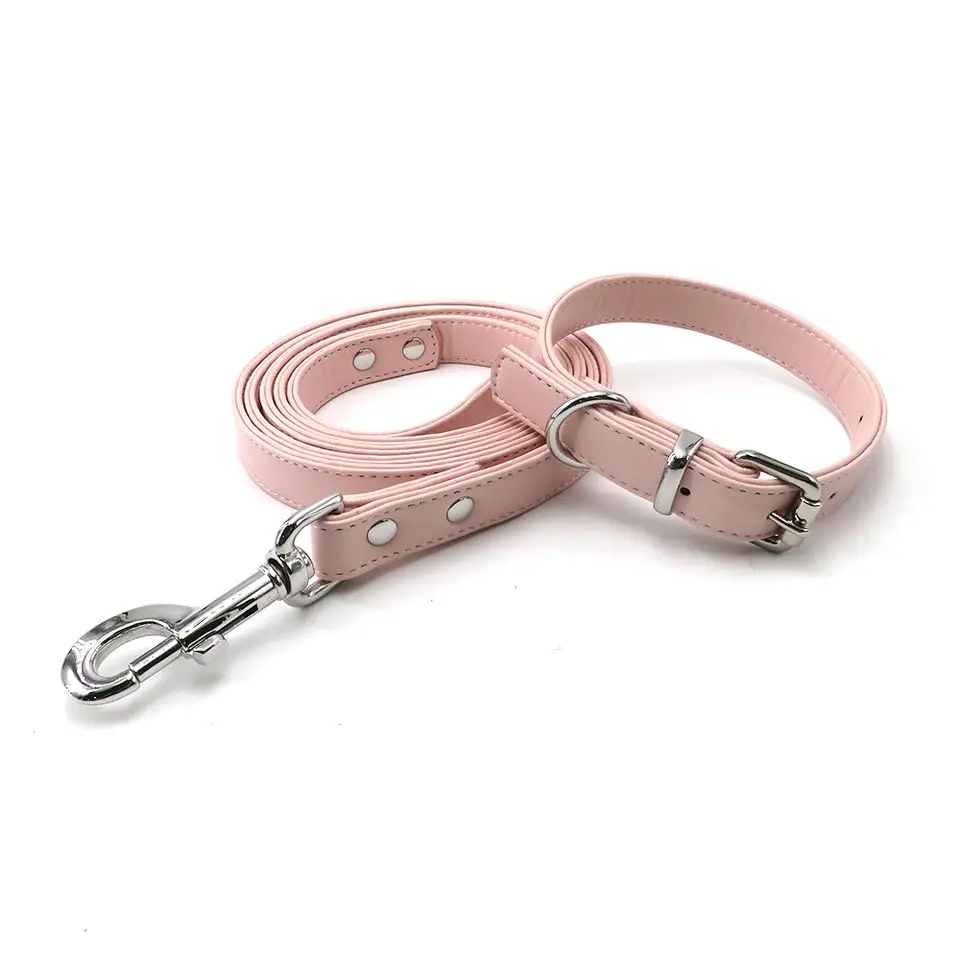 OEM/ODM Fashion Custom Color Luxury Waterproof PU Leather Pet Dog Collar