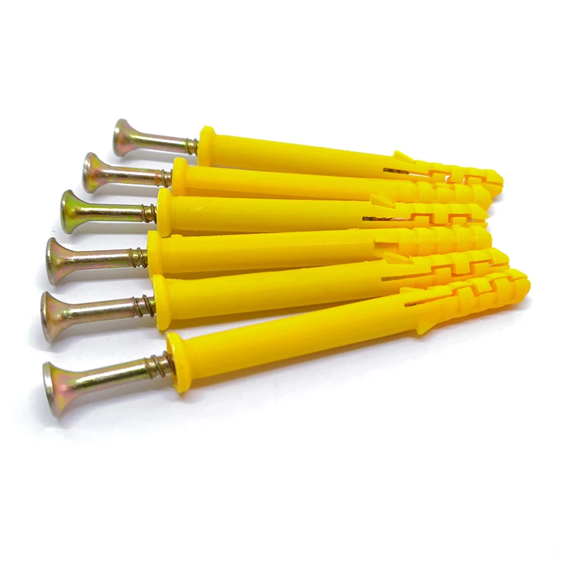 HOT Hammer Fixing Anchor Plastic Wall Plug With Screw Plastic Anchor