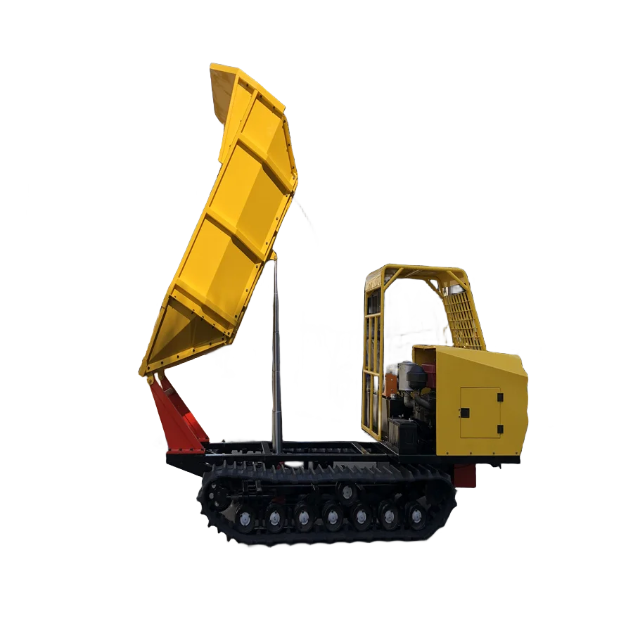 Hot Product 2024 Rubber Track Tractor Hydraulic Mini Dumper Truck Tractor Mini Crawler Dumper for Hottest Sale