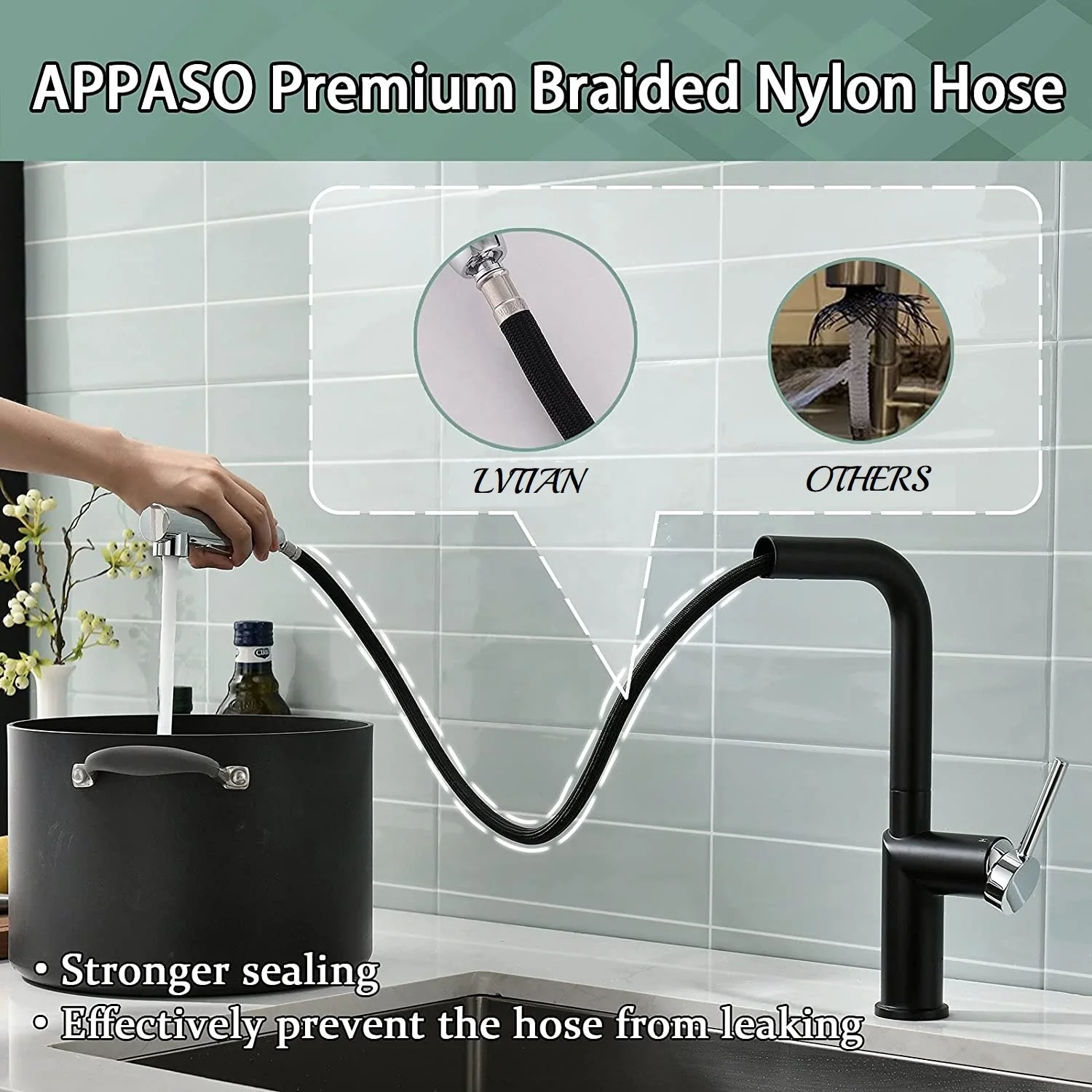 Kaiping Factory Popular Single Handle Water Tap 360 Degree Rotating Faucet Sprayer