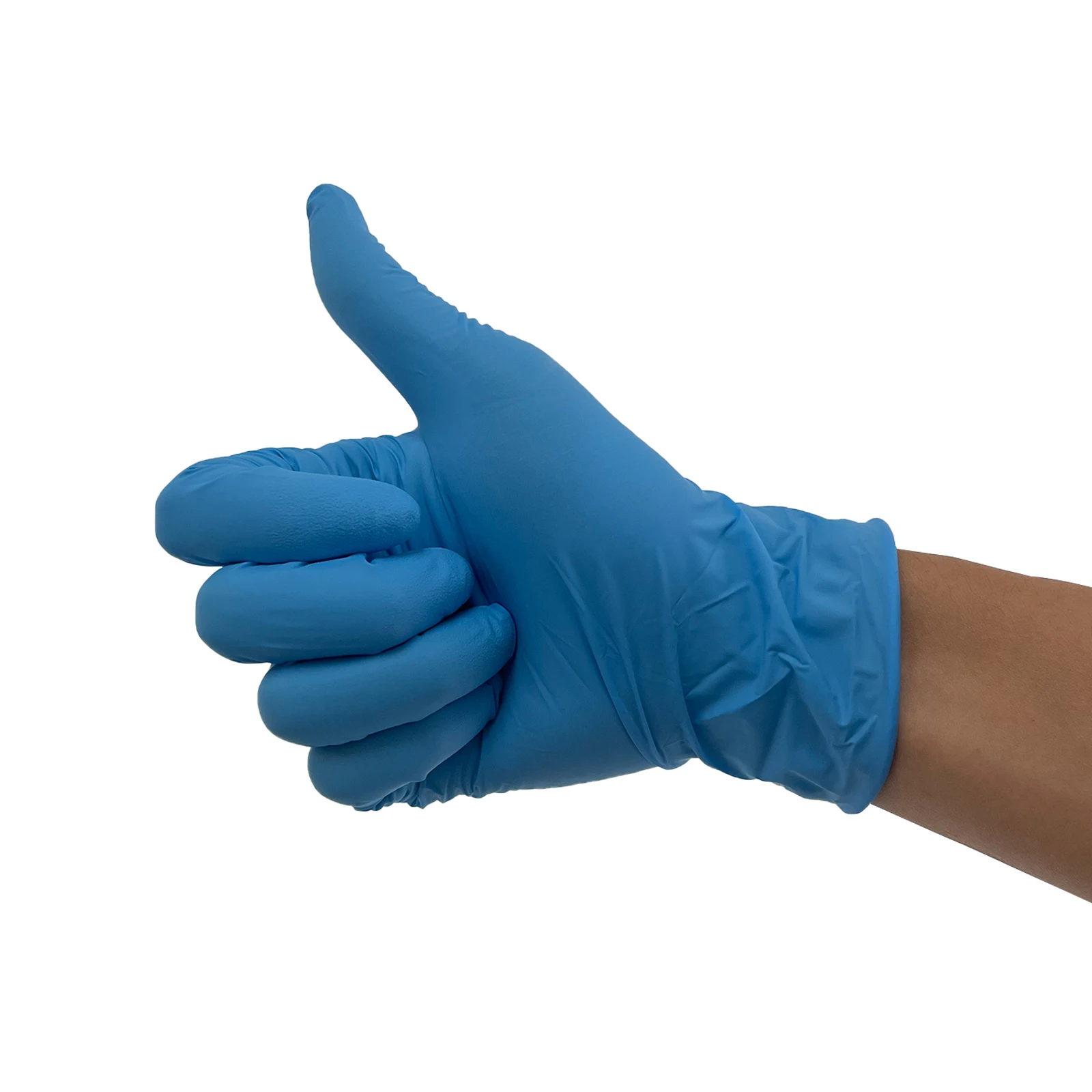 Оптовая продажа, Лидер продаж, высококачественные беспорошковые нитриловые перчатки синего цвета, черного цвета, фиолетового цвета, заводской поставщик