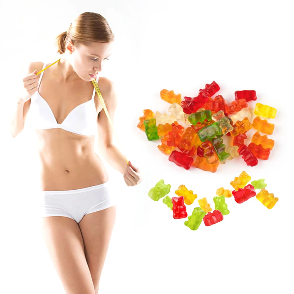 Wholesale Import Candy Weight Loss Product Customization Fruit Flavor  Gummy Candies