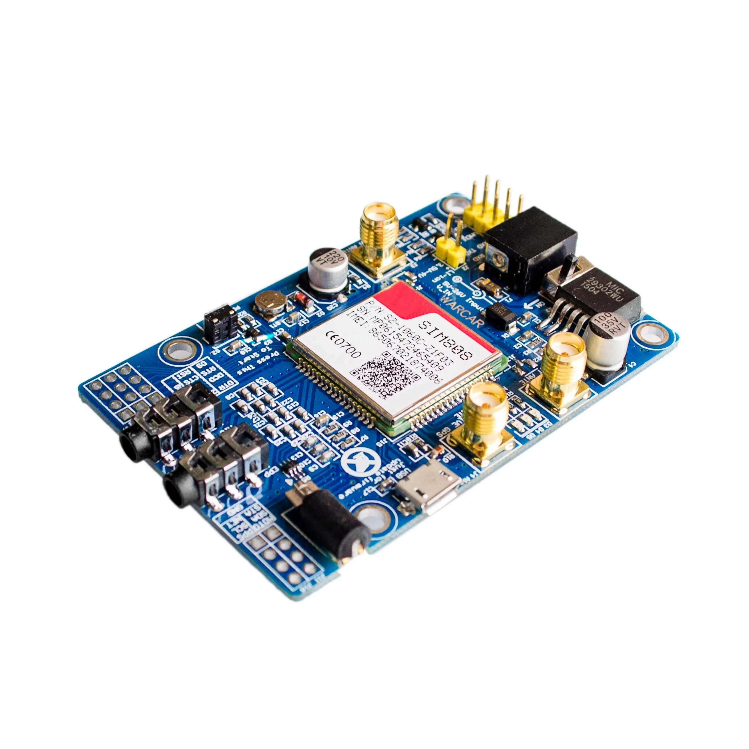 SIM808 module replaces 908 GSM GPRS GPS positioning SMS data to STM32.51 program