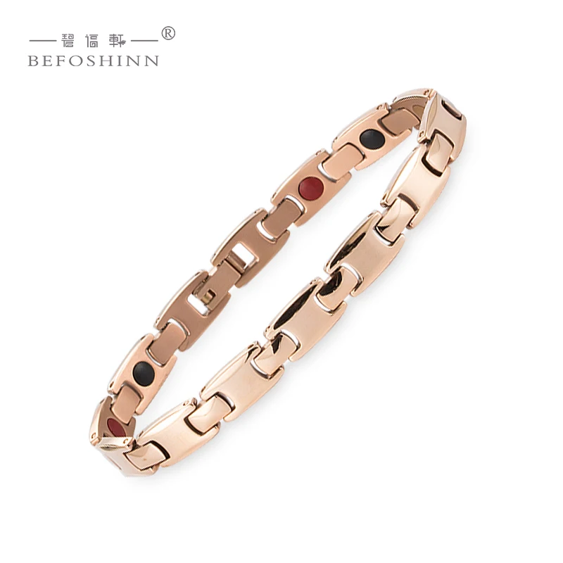 2021 new arrivals gold magnetic bracelet health germanium for couple Japanese