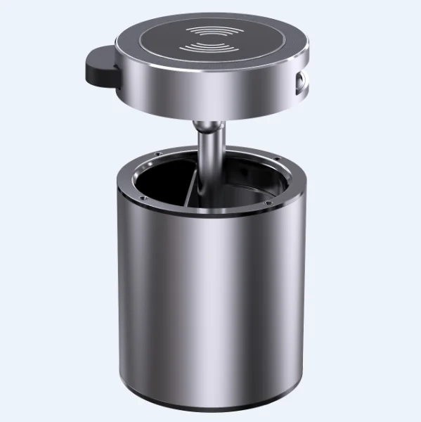 Двойная Быстрая зарядка с ручка Беспроводное зарядное устройство 10000 мАч Power