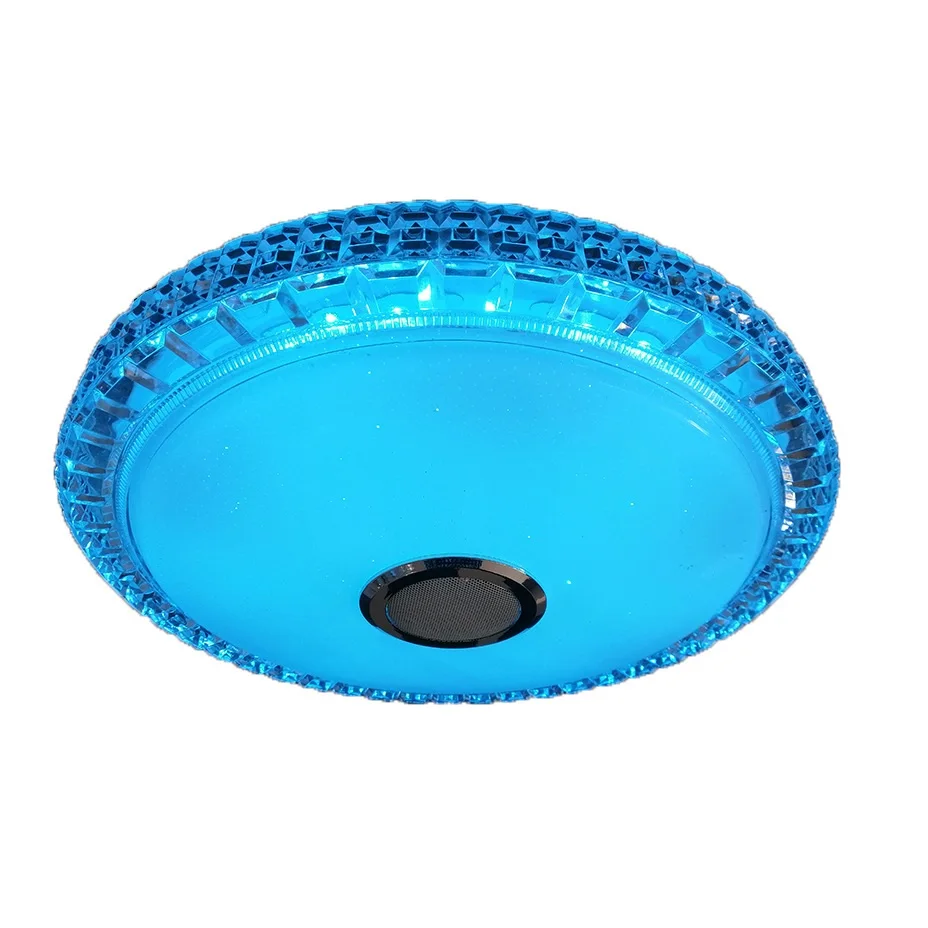 new design LED Music Ceiling Light with Speaker Smart APP Control 72W music ceiling lamp