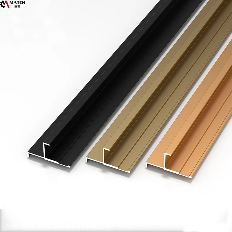 Aluminum accepts small orders Aluminum interior corner tile decorative wallboard decorative metal strip