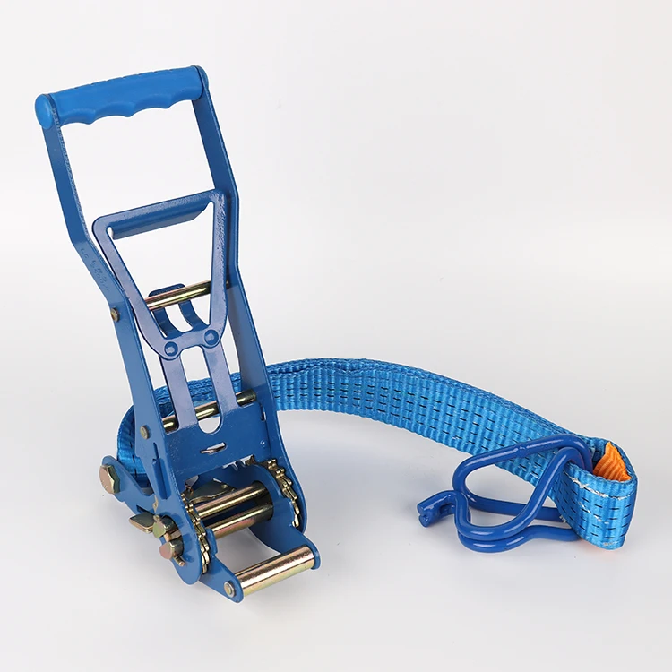 13 Ft Portable Heavy Duty Tie Down Cargo Strap Luggage Lashing Strong Ratchet Strap Belt With Metal Buckle