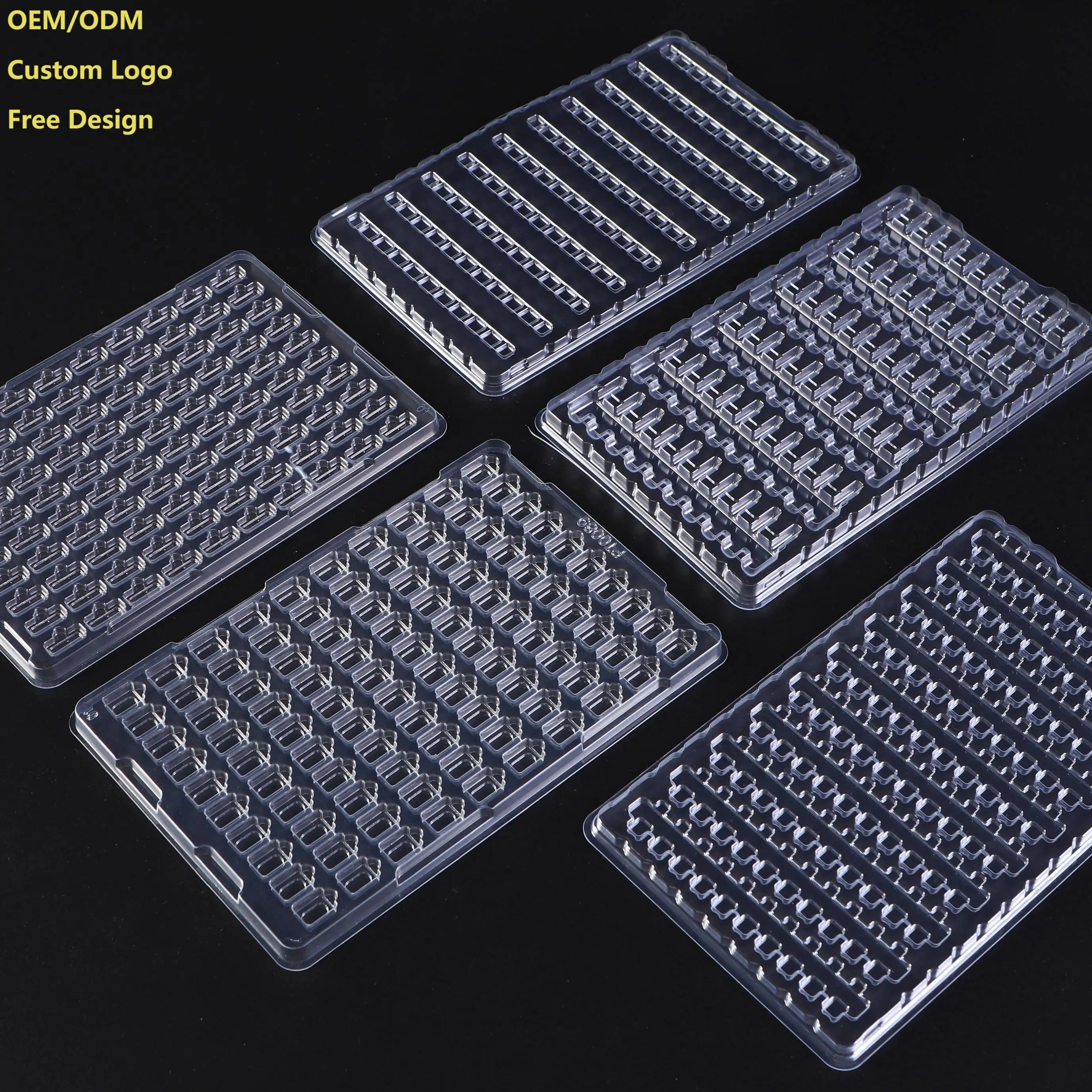 Advanced Thermoformed PET/PP/PETG Disposable Medical Blister Plastic Trays