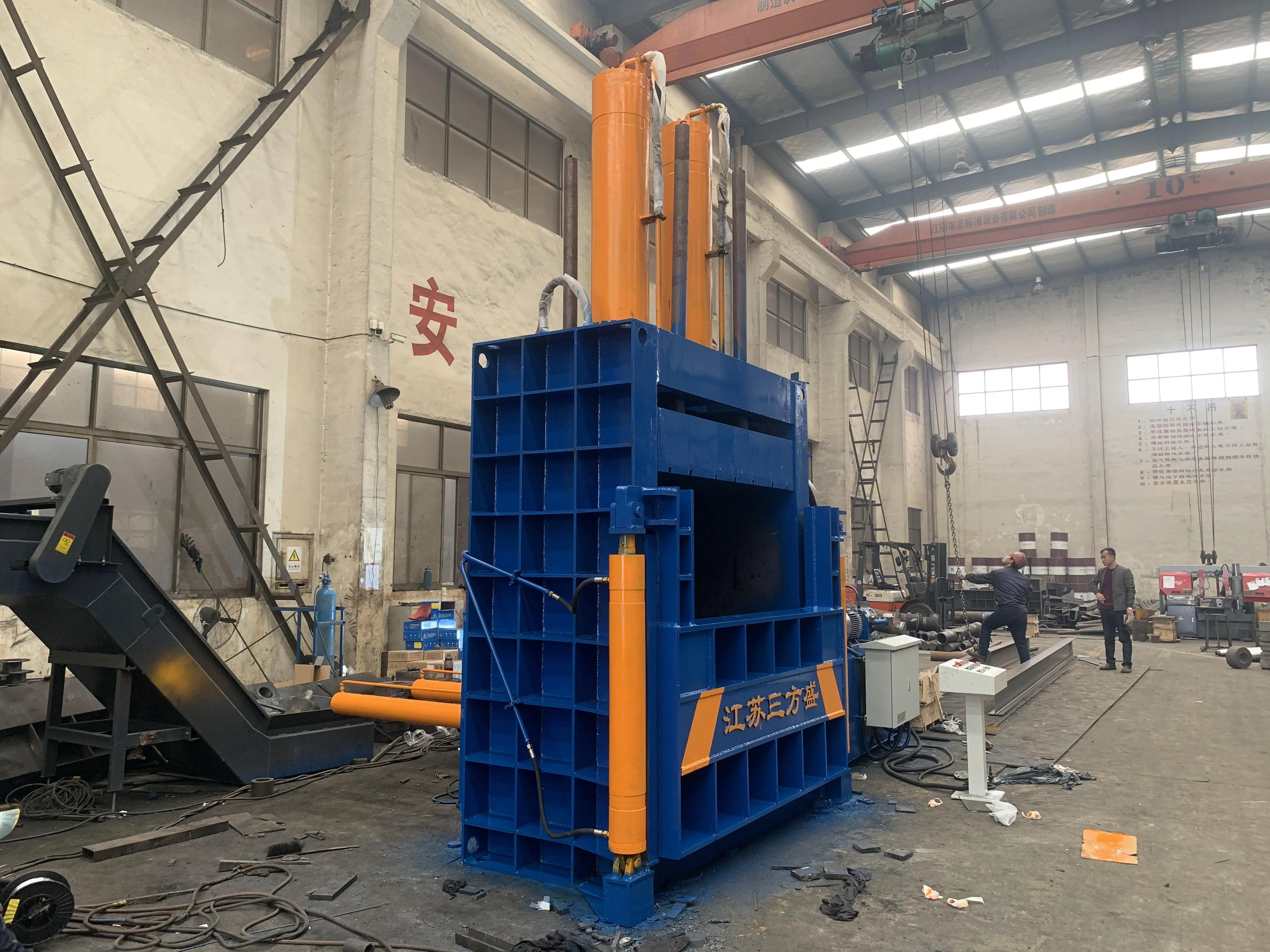 Y82T-400 Vertical Hydraulic Semi-automatic Scrap iron Stainless Steel Baler Metal Machine