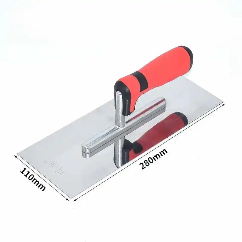 Stainless Steel Toothed Plastering Knife Spatula Spatula Scraper Mud Knife Mason Batch Scraper Serrated Tile Laying Tools