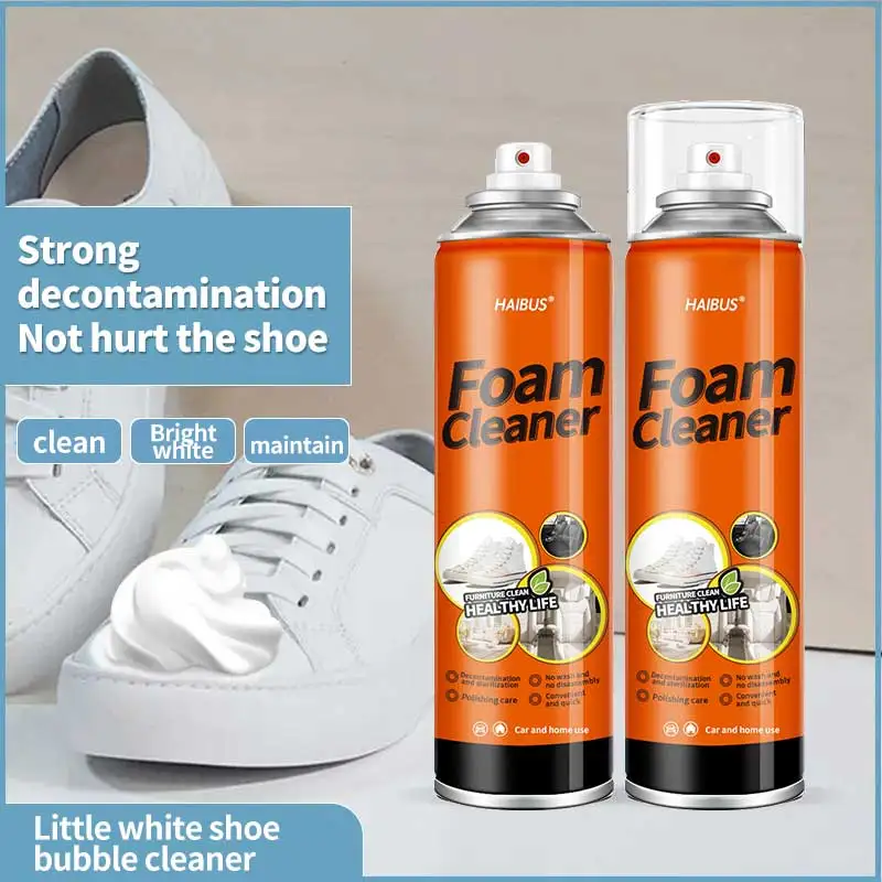 Hot Selling Waterless Wash Stain Removal Whitening Renewal Foam Shoe Cleaner