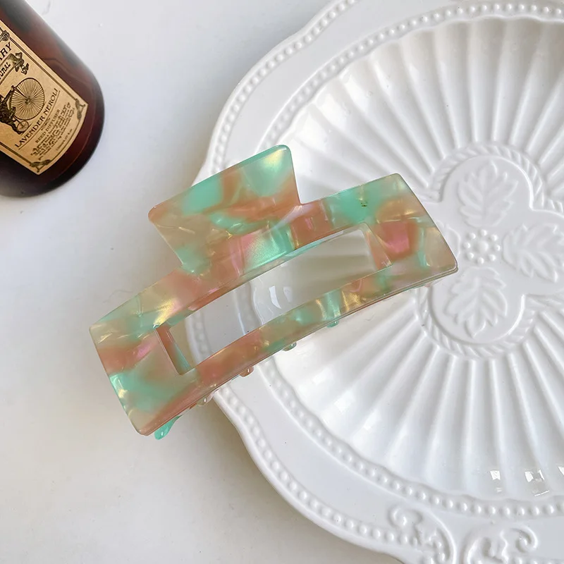 Wholesale High Quality 10.5cm Acetate Hair Claw Accessory Elegant Acetate Hair Claws Clips For Women