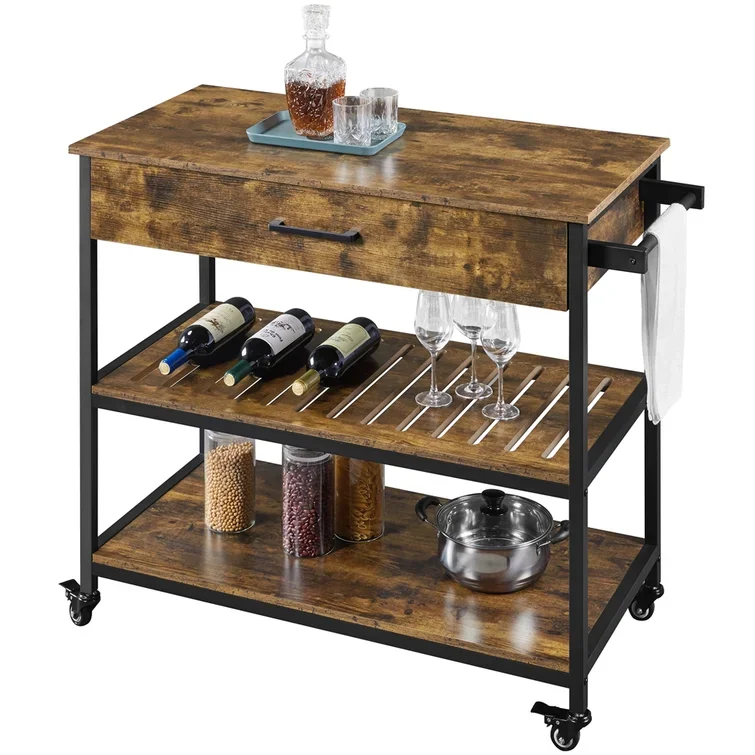 modern industrial design rolling kitchen cart simple color and minimalist style of this basic kitchen island