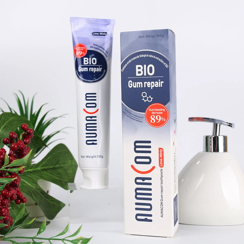 Manufacturer High Quality CE ISO 1/5 Wholesale Private Label Customization 180g BIO Adult Toothpaste