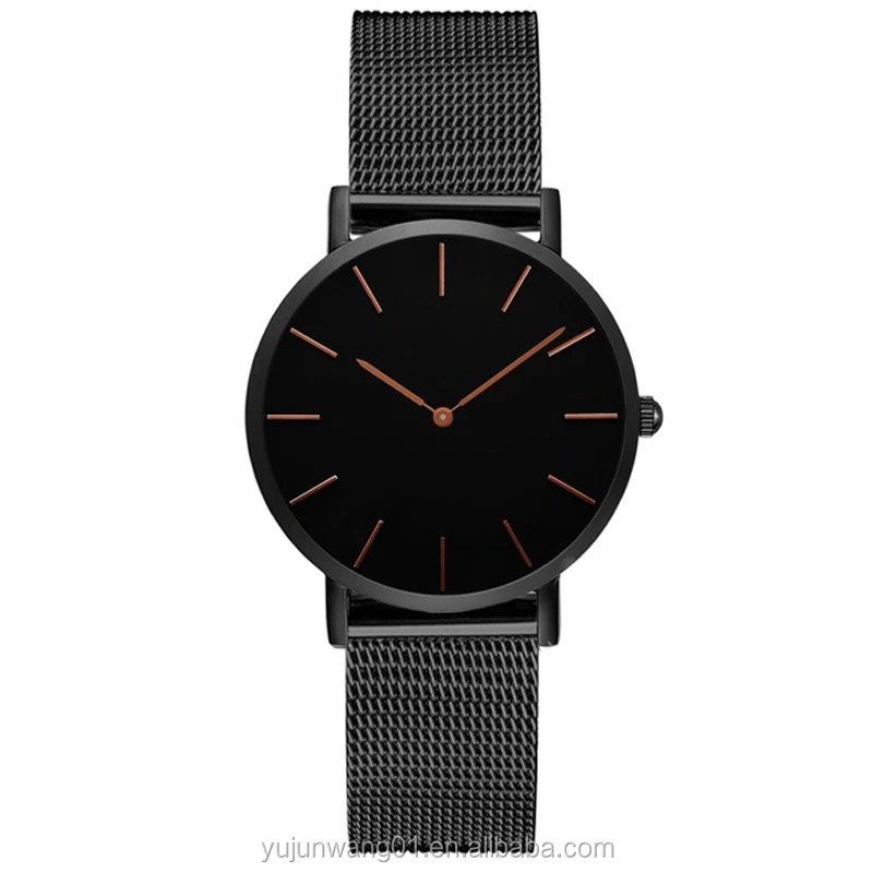 Fashion Mesh Strap Female Watch Waterproof Stainless Steel Wrist Watch Women