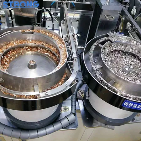 Hand-Made Automatic Metal Spare Parts Rotary Feeder Screw Nut Rivet Battery Spring Vibratory Bowl Feeder