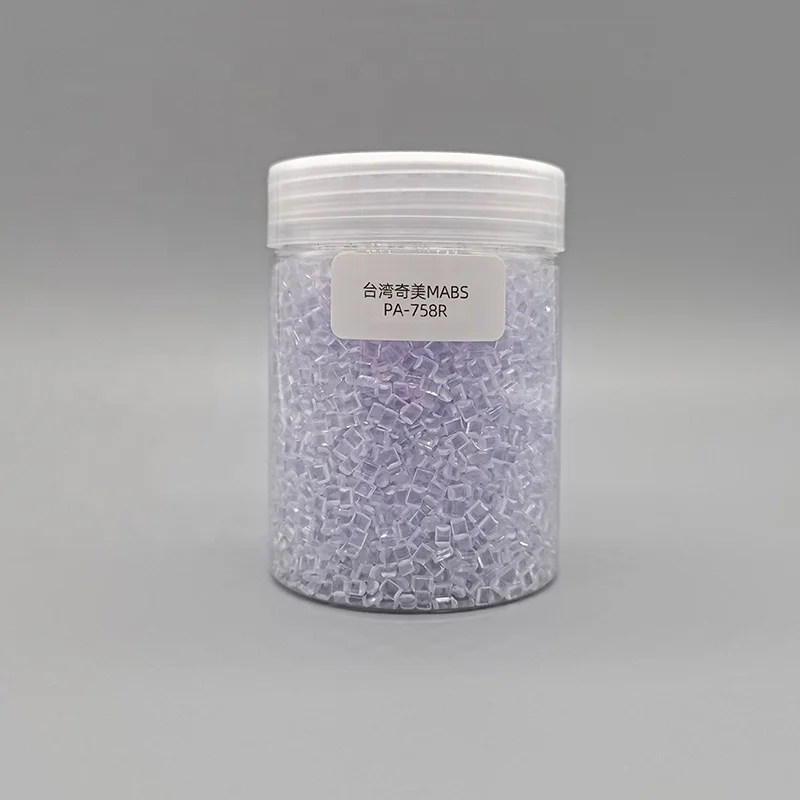 Transparency with blue tint, high rigidity, chemical resistance CHIMEI MABS POLYLAC PA - 758R