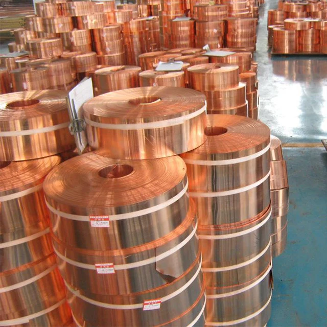  Factory supply annealed earthing bulk roll red copper strip with good