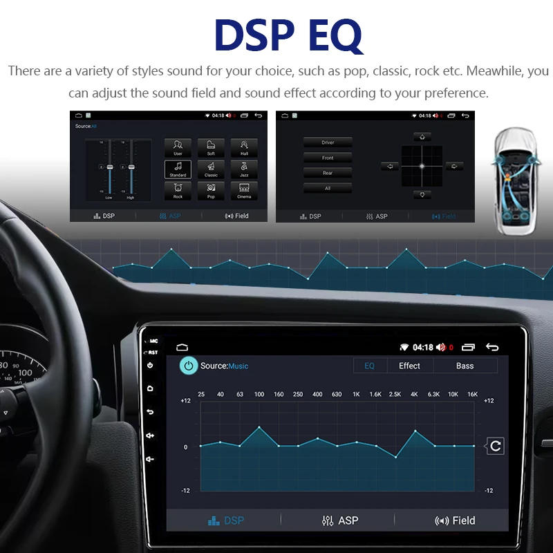 Factory L1 9 Inch Android 12 Quad-core 1+32GB IPS DSP BT Car Multimedia System for Single Din Universal Radio GPS Navigation