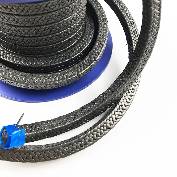 White and Black PTFE gland packing