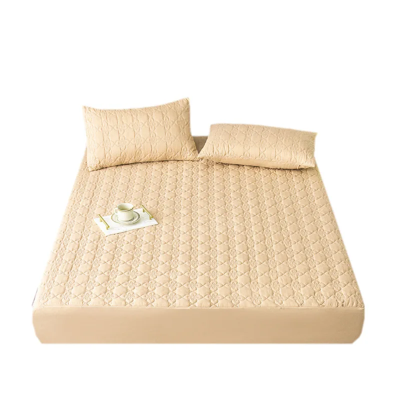 Wholesale cotton  bedding fitted sheet  mattress cover  bottom sheet fitted set