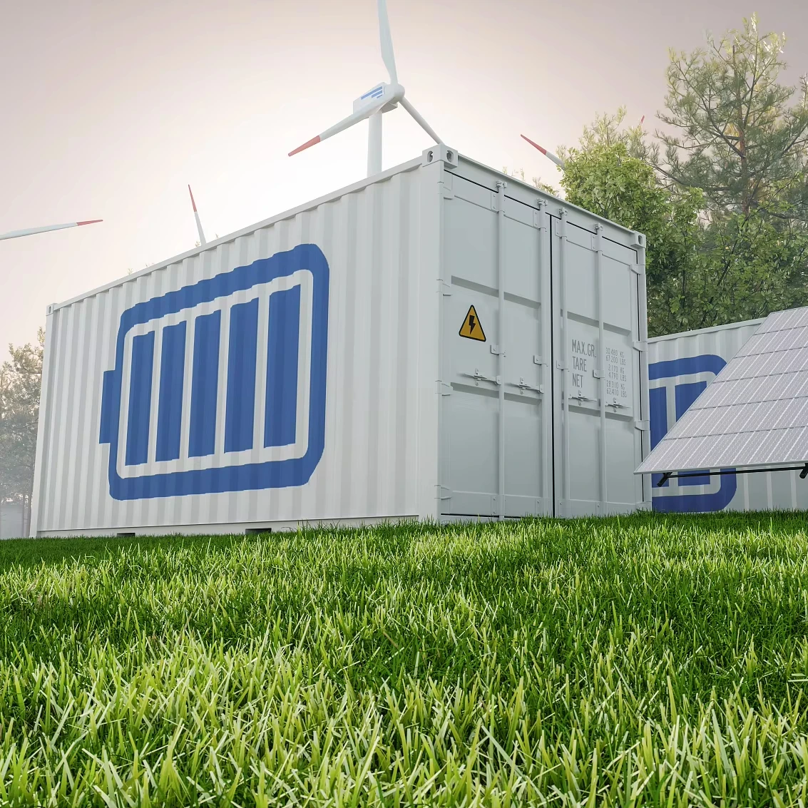 1mwh вкл./выключающая сеть система хранения энергии контейнер