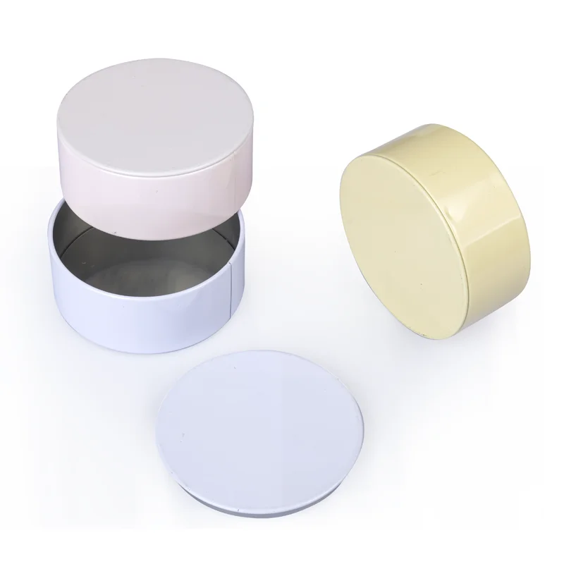 Airtight Custom Wedding Favor Round Slip Slide Container Tins Candy Box Round Tin Cans For Cake Mint  Altoids Tin Case