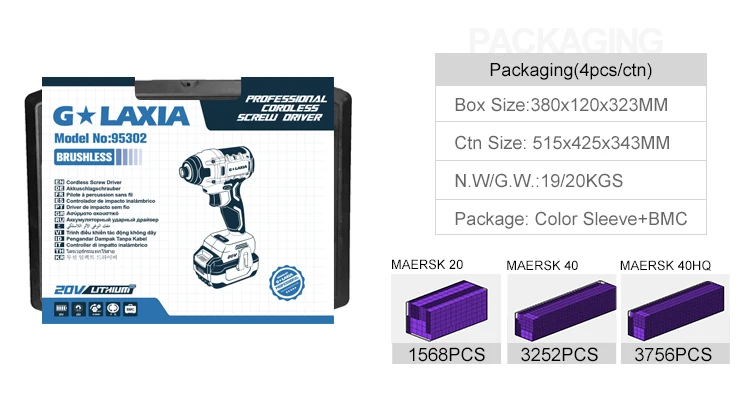 PRO 20V Cordless Brushless 1/4 In. Screw Driver (Bare Tool)