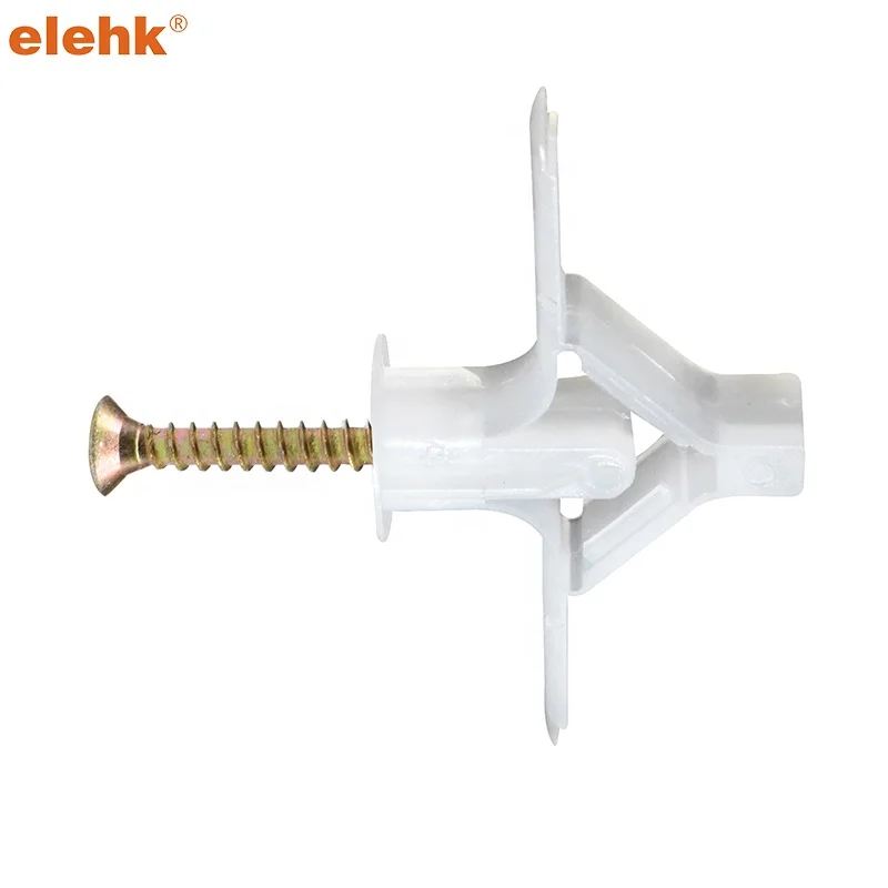 Plastic Butterfly anchor Heavy Duty Toggle hollow Wall Anchor Dry Ceiling Gypsum Board Winged Anchor