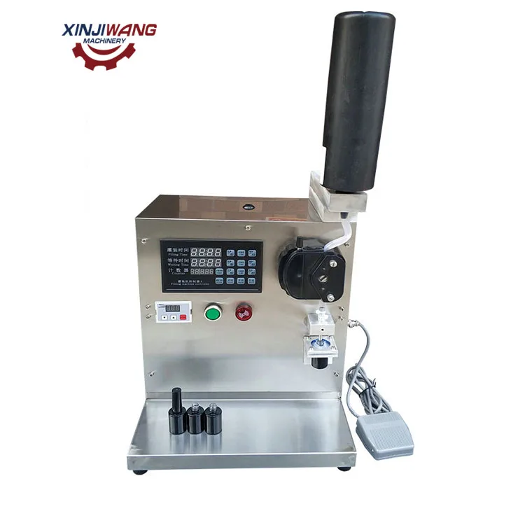 High precision semi automatic dipping liquid Manual Remover Oil Soft UV gel nail polish oil filling machine