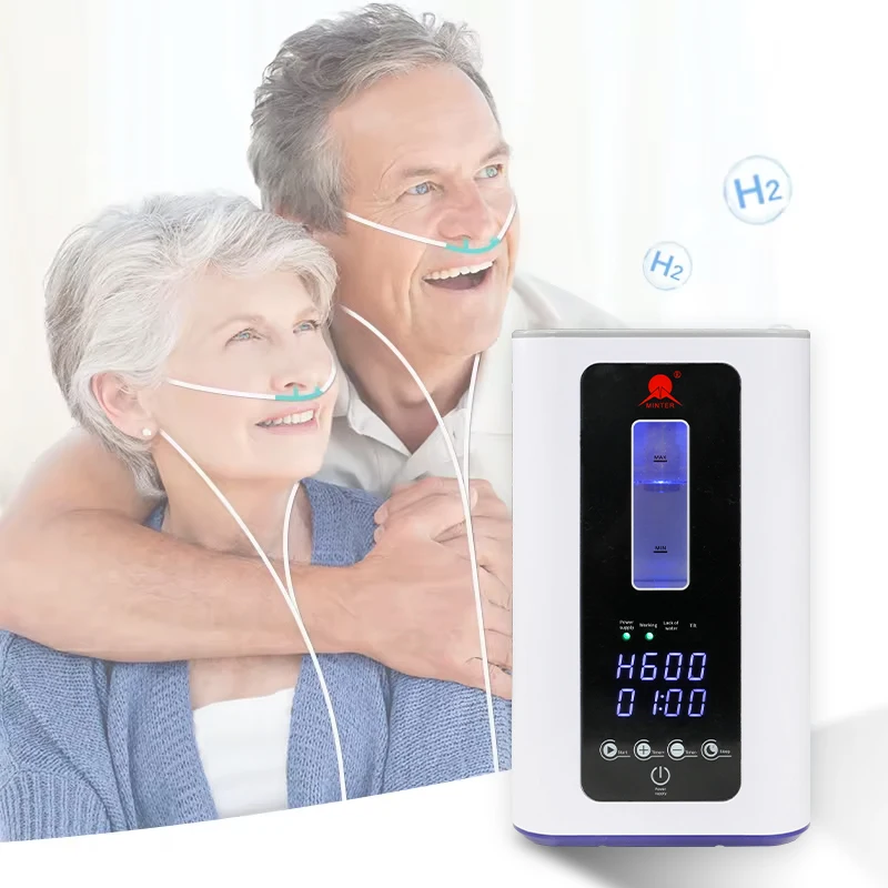 Home Use Portable Hydrogen Therapy Machine SPE/PEM Technology 99.99% High Purity Hydrogen Water Generator