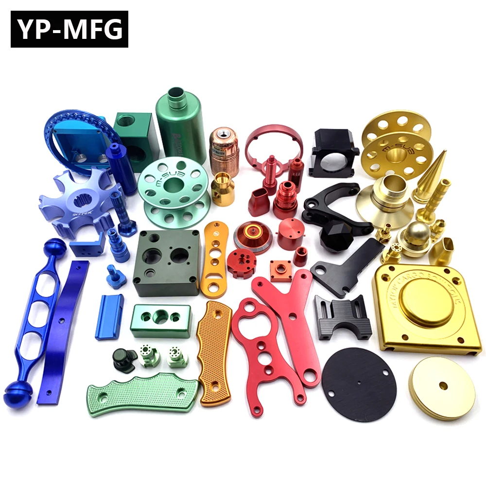 Custom cnc China manufacture anodized aluminum metal parts cnc turning milling machining service