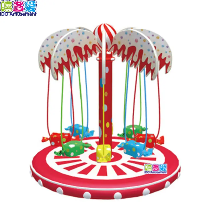 Kids Hottest Indoor Playground Electric Equipment Sweet Candy Tree Soft Play Turntable for Children