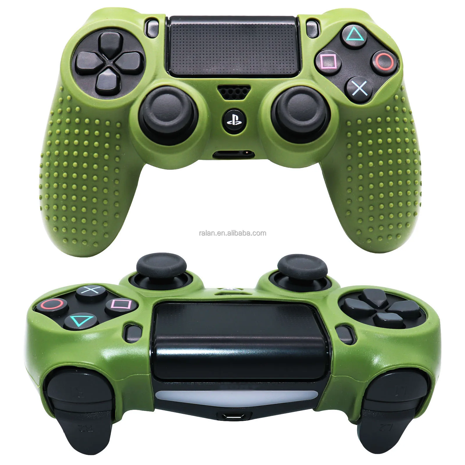 RALAN Low $1 dust ps4 cover anti-slip dots Silicone Case for Playstation 4 cover