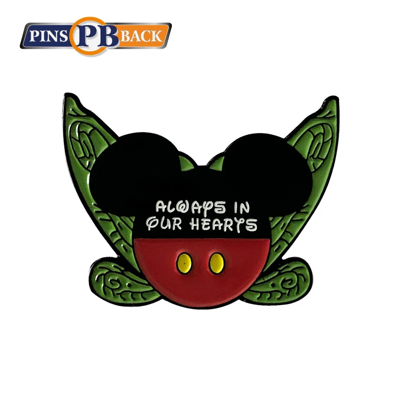 Флеш-накопитель usb традиционной формы с изображением милых сердечек на булавке значок металла значки шеф-повар мягкая эмаль