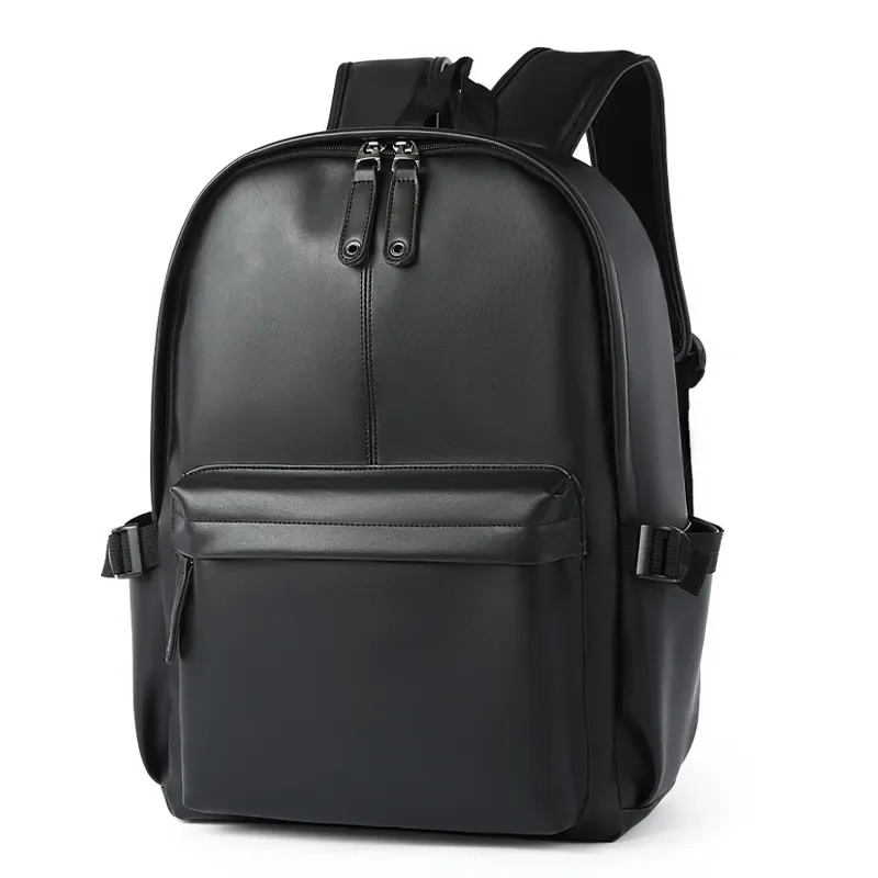 Wholesale High Quality Waterproof School Bags Large Capacity Outdoor Man PU leather Travel Laptop Backpack