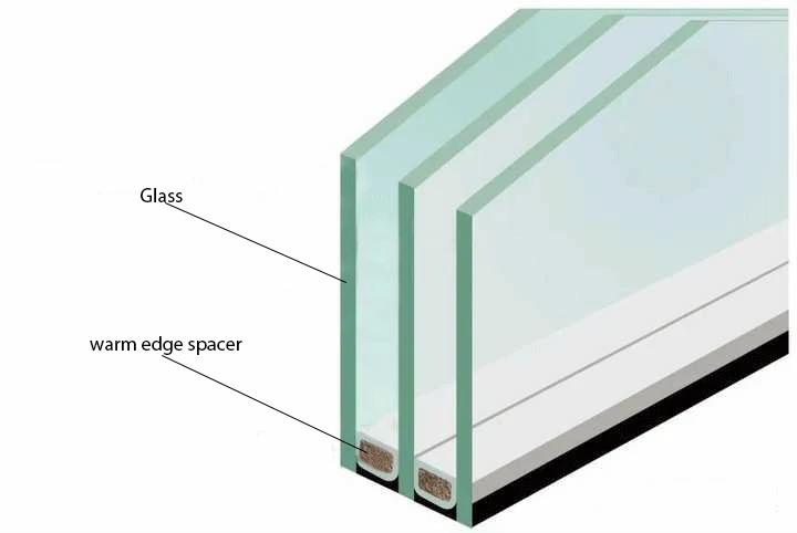 Warm edge spacer bar for Double glazed windows